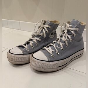 Converse Periwinkle High-Top Sneakers